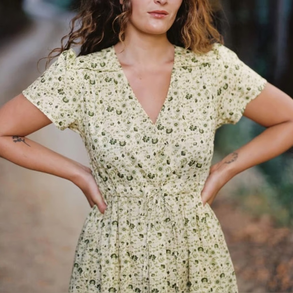The Simple Dawn Dress | Nettle Ditsy Field